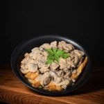 سیب با سس ماشروم